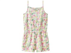 Name It jumpsuit white with tropical print  